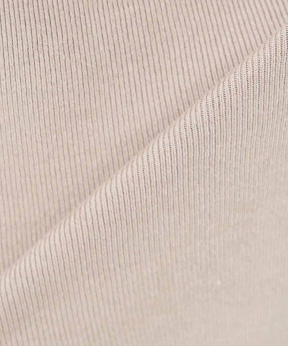 K2FAD69039 a.v.v(アー・ヴェ・ヴェ) 【洗える】ボートネック美ラクるパフスリーブニット マスタード