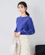 K2FAD69039 a.v.v(アー・ヴェ・ヴェ) 【洗える】ボートネック美ラクるパフスリーブニット マスタード