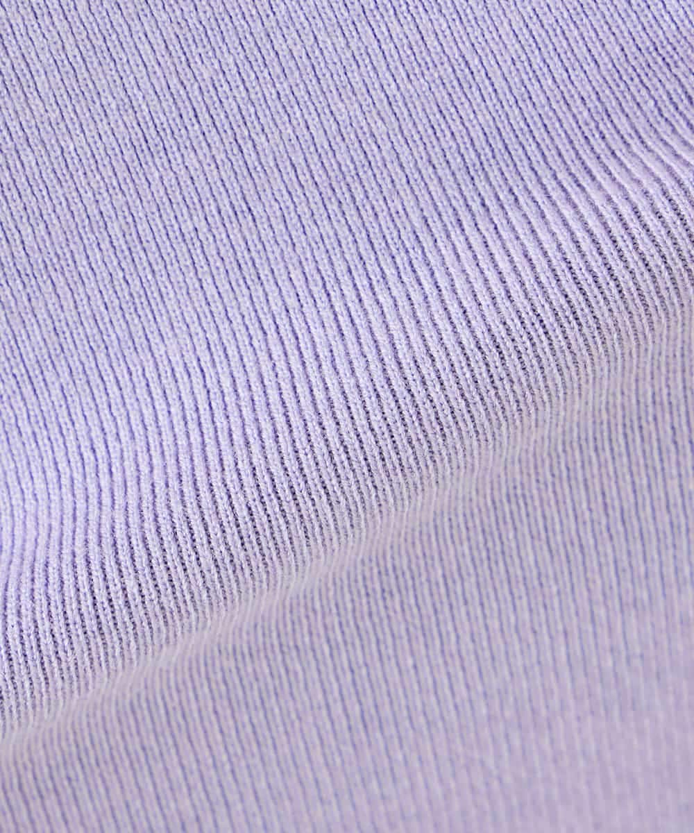 K2FAD79039 a.v.v(アー・ヴェ・ヴェ) 【洗える】Vネック美ラクるパフスリーブニット【WEB限定】 ピンク