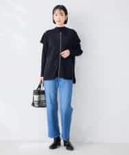 K2FAG30069 a.v.v(アー・ヴェ・ヴェ) 【2SET/洗える】ZIPベスト レイヤードセット グリーン
