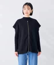 K2FAG30069 a.v.v(アー・ヴェ・ヴェ) 【2SET/洗える】ZIPベスト レイヤードセット グリーン