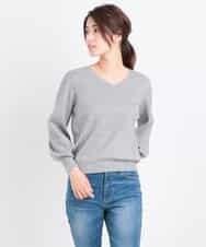 K2FAG59034 a.v.v(アー・ヴェ・ヴェ) パフスリーブニット[WEB限定サイズ] レッド