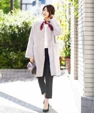 K2FAG59034 a.v.v(アー・ヴェ・ヴェ) パフスリーブニット[WEB限定サイズ] レッド