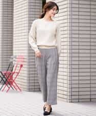 K2FAJ10049 a.v.v(アー・ヴェ・ヴェ) プリーツライクニット ピンク