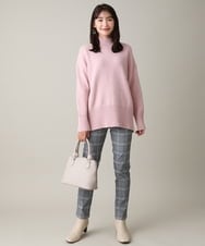 K2FAV46044 a.v.v(アー・ヴェ・ヴェ) バックスリットニットプルオーバー ホワイト（WEB限定カラー）