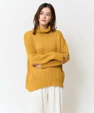 K2FBA40044 a.v.v(アー・ヴェ・ヴェ) 【WEB限定】ミックスヤーンハイネックゆるニット ベージュ