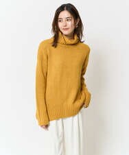 K2FBA40044 a.v.v(アー・ヴェ・ヴェ) 【WEB限定】ミックスヤーンハイネックゆるニット ベージュ