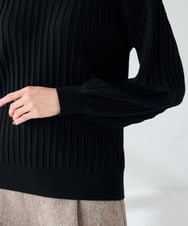 K2FBD15044 a.v.v(アー・ヴェ・ヴェ) プリーツライクVネックニット レッド