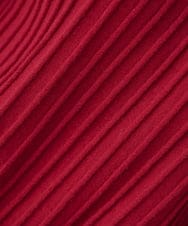 K2FBD15044 a.v.v(アー・ヴェ・ヴェ) プリーツライクVネックニット レッド