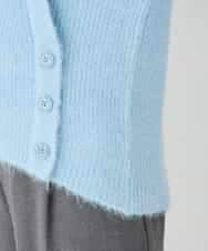 K2FBD23049 a.v.v(アー・ヴェ・ヴェ) カシュクールライクVネックニット ライトブルー