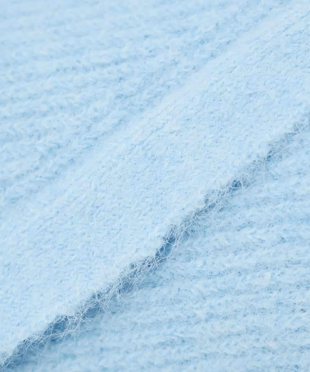 K2FBD23049 a.v.v(アー・ヴェ・ヴェ) カシュクールライクVネックニット ライトブルー