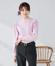 K2FBD28044 a.v.v(アー・ヴェ・ヴェ) プチハイネックショルダータックニット ピンク