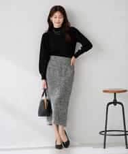 K2FBD28044 a.v.v(アー・ヴェ・ヴェ) プチハイネックショルダータックニット ピンク