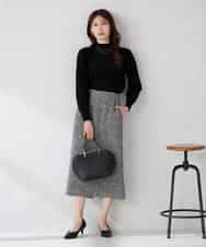 K2FBD28044 a.v.v(アー・ヴェ・ヴェ) プチハイネックショルダータックニット ピンク