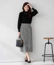 K2FBD28044 a.v.v(アー・ヴェ・ヴェ) プチハイネックショルダータックニット ピンク