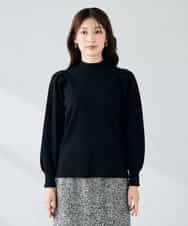 K2FBD28044 a.v.v(アー・ヴェ・ヴェ) プチハイネックショルダータックニット ピンク