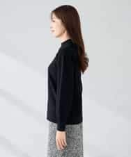 K2FBD28044 a.v.v(アー・ヴェ・ヴェ) プチハイネックショルダータックニット ピンク