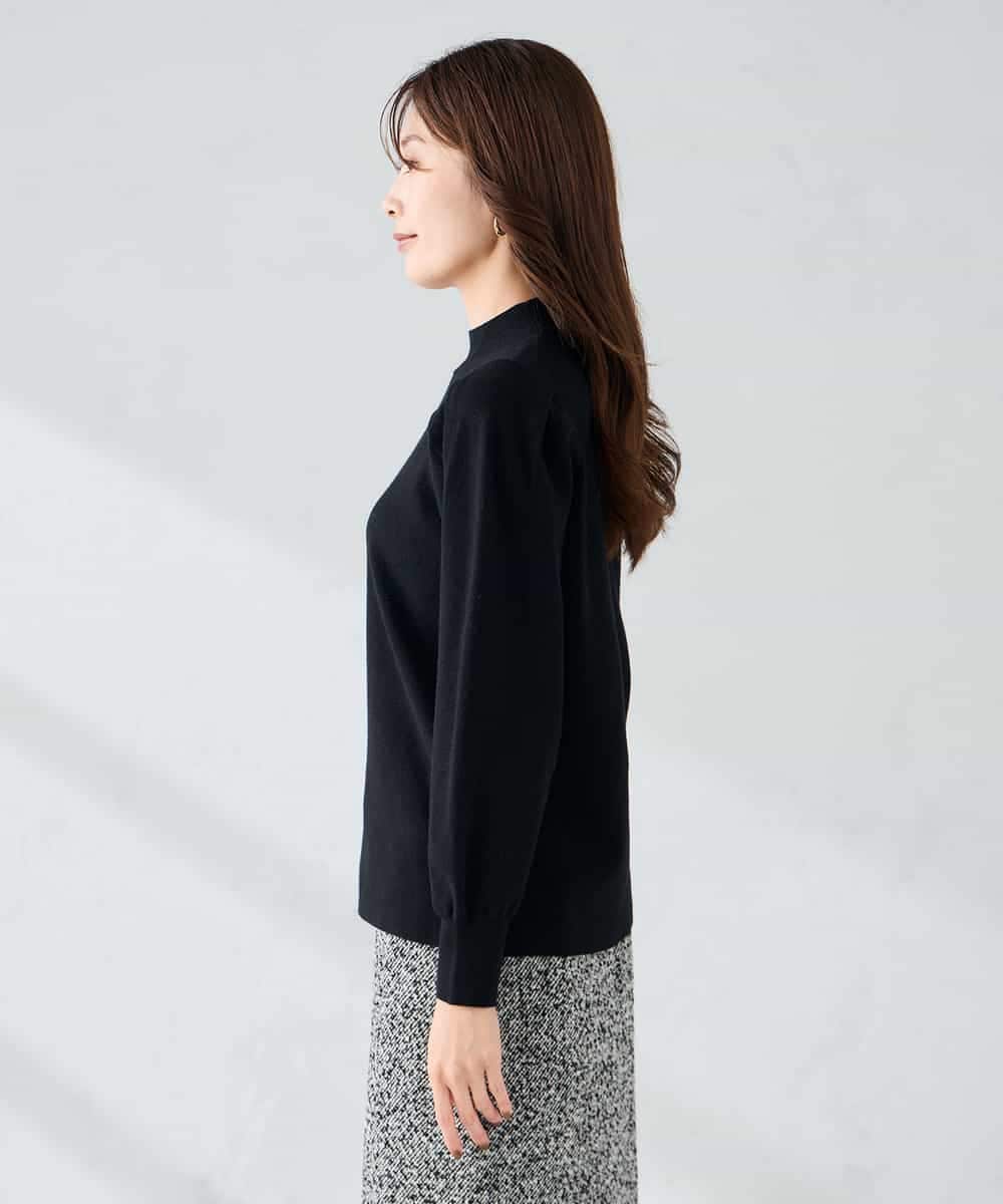 K2FBD28044 a.v.v(アー・ヴェ・ヴェ) プチハイネックショルダータックニット ピンク