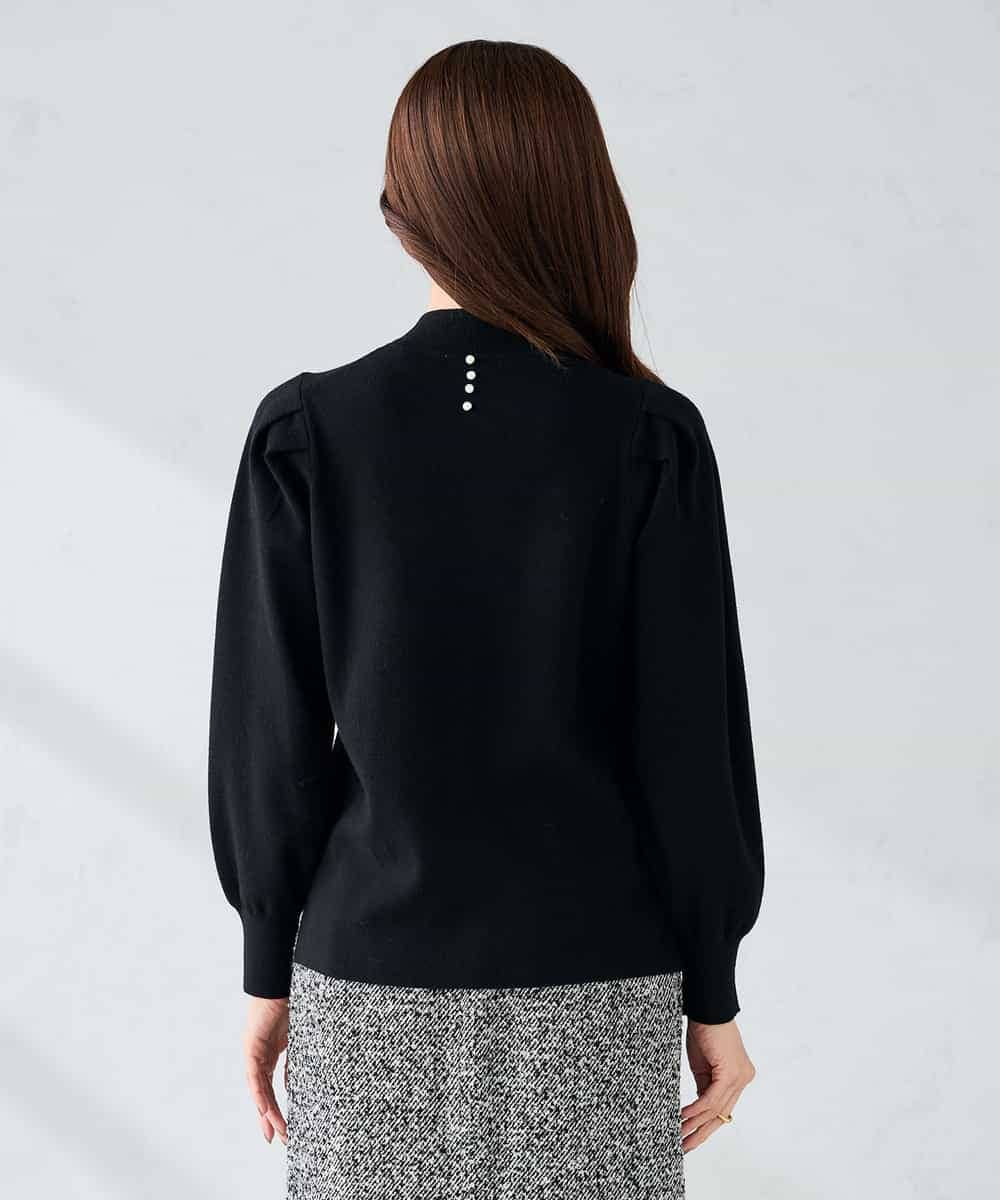 K2FBD28044 a.v.v(アー・ヴェ・ヴェ) プチハイネックショルダータックニット ピンク