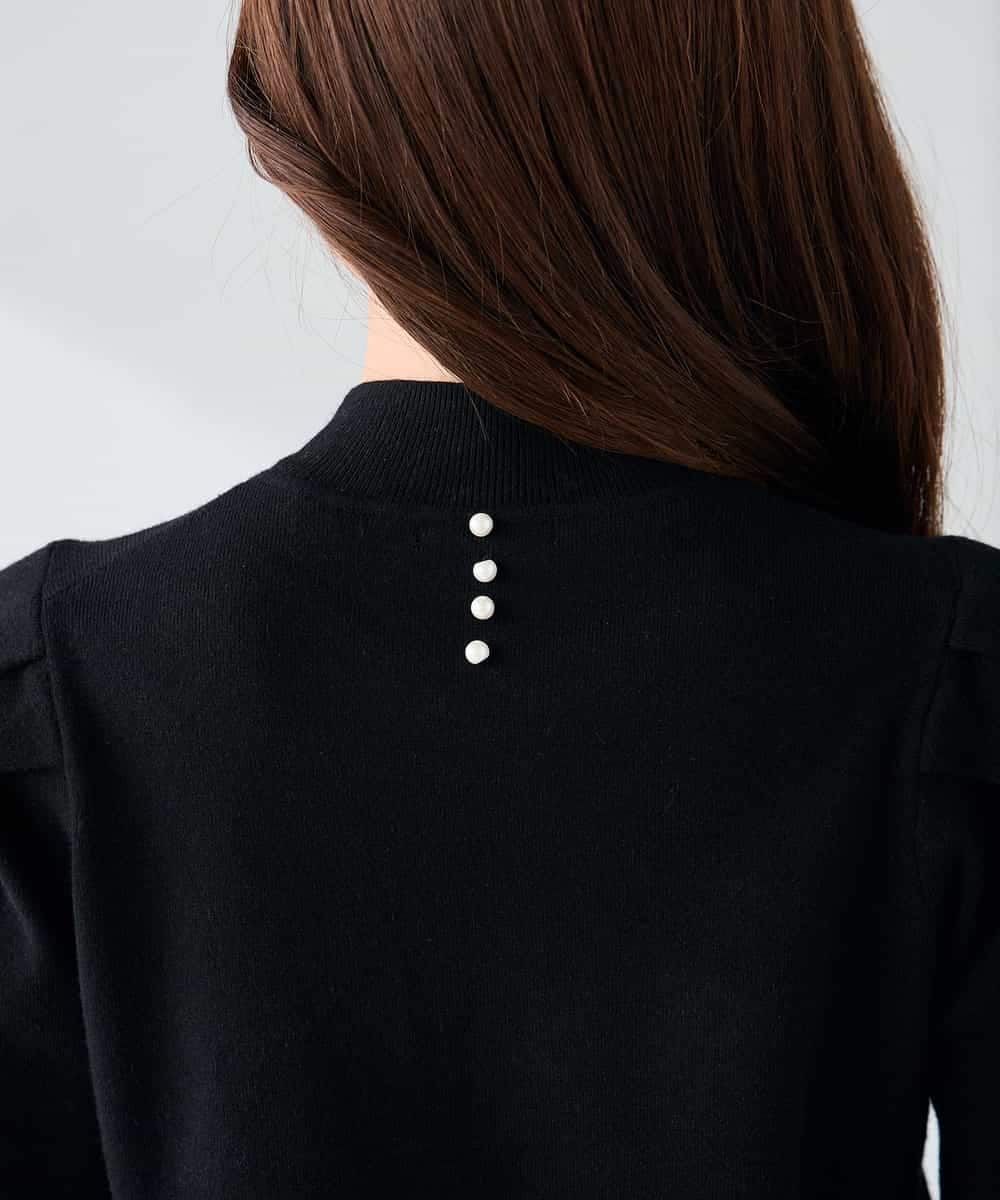 K2FBD28044 a.v.v(アー・ヴェ・ヴェ) プチハイネックショルダータックニット ピンク