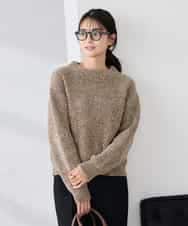 K2FBD33049 a.v.v(アー・ヴェ・ヴェ) モールヤーンニット モカ