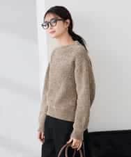 K2FBD33049 a.v.v(アー・ヴェ・ヴェ) モールヤーンニット モカ