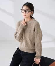 K2FBD33049 a.v.v(アー・ヴェ・ヴェ) モールヤーンニット モカ