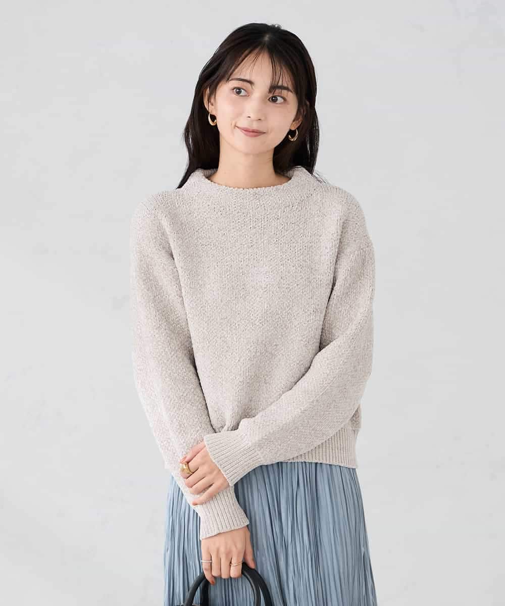 K2FBD33049 a.v.v(アー・ヴェ・ヴェ) モールヤーンニット モカ