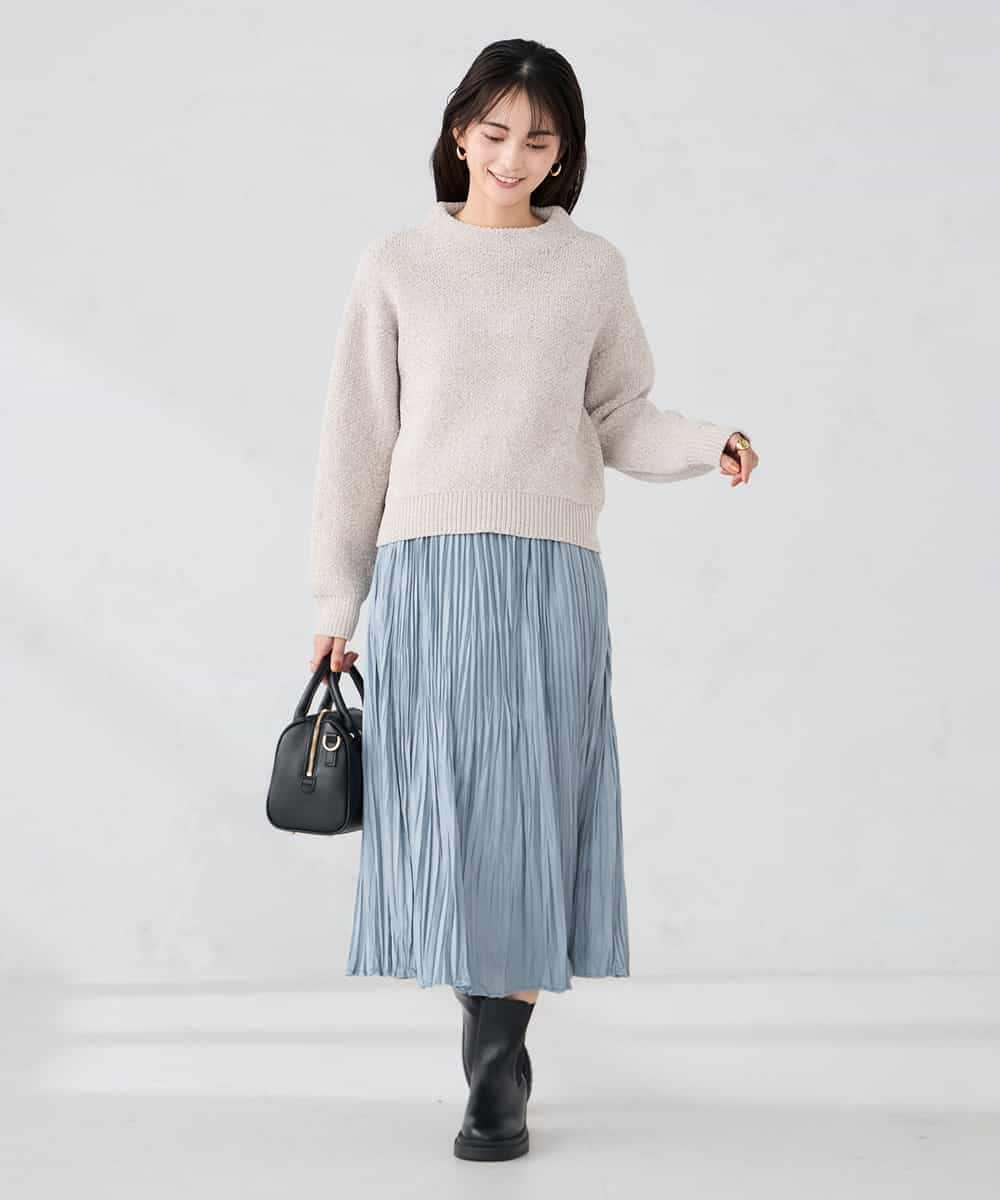 K2FBD33049 a.v.v(アー・ヴェ・ヴェ) モールヤーンニット モカ