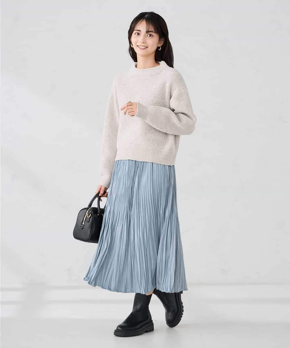 K2FBD33049 a.v.v(アー・ヴェ・ヴェ) モールヤーンニット モカ