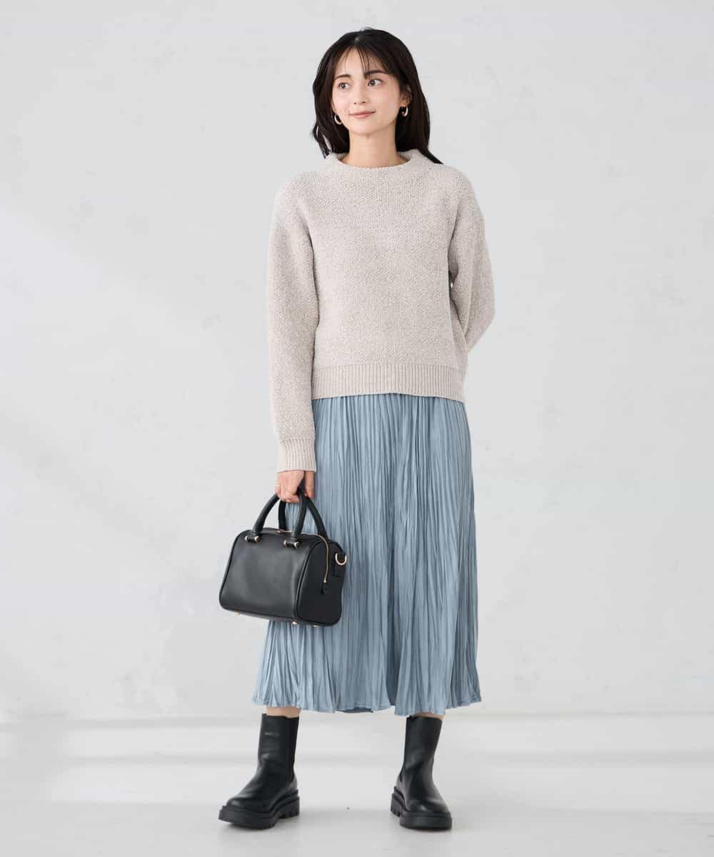 K2FBD33049 a.v.v(アー・ヴェ・ヴェ) モールヤーンニット モカ