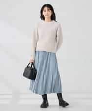 K2FBD33049 a.v.v(アー・ヴェ・ヴェ) モールヤーンニット モカ