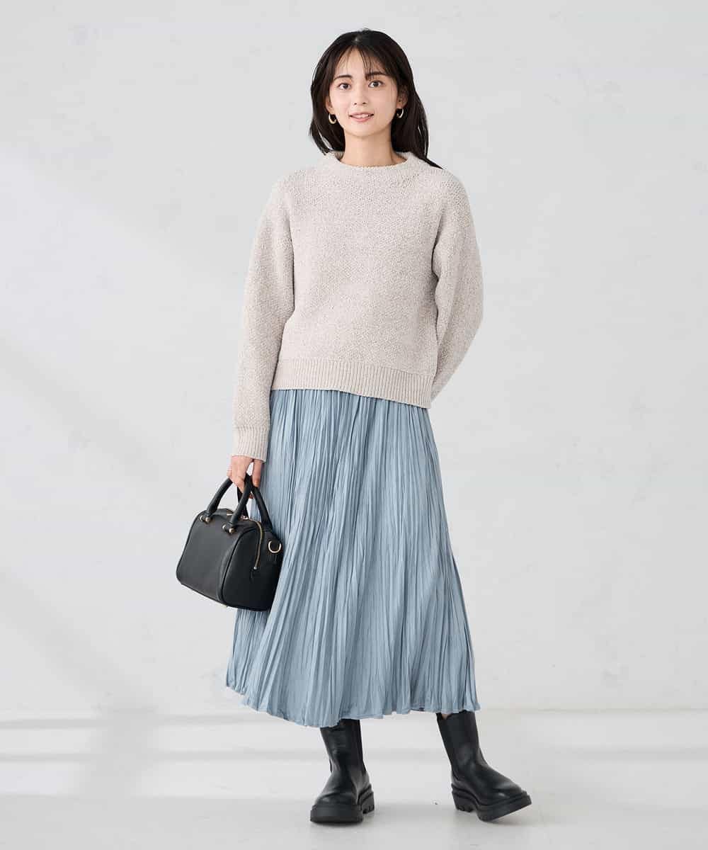 K2FBD33049 a.v.v(アー・ヴェ・ヴェ) モールヤーンニット モカ