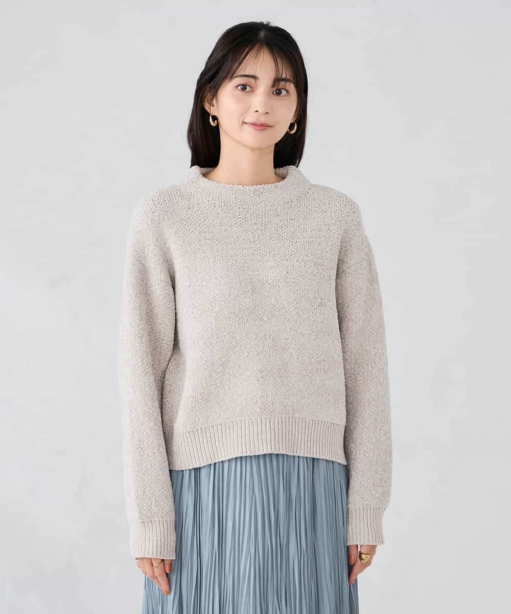 K2FBD33049 a.v.v(アー・ヴェ・ヴェ) モールヤーンニット モカ