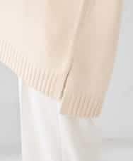 K2FBD36049 a.v.v(アー・ヴェ・ヴェ) ケーブル求心風ニット グリーン