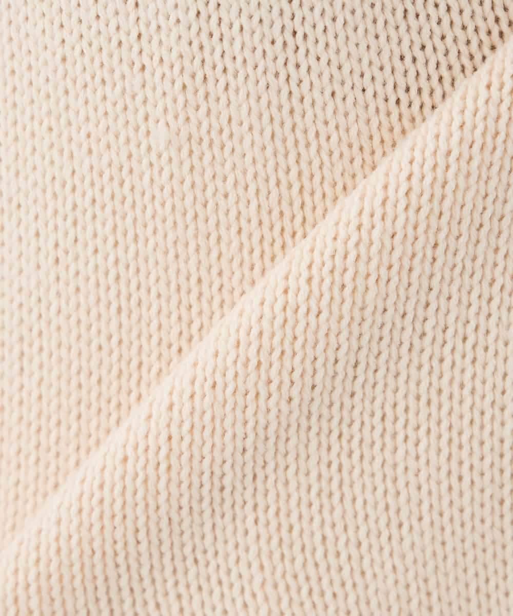 K2FBD36049 a.v.v(アー・ヴェ・ヴェ) ケーブル求心風ニット グリーン