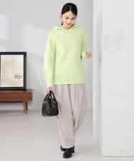 K2FBD39054 a.v.v(アー・ヴェ・ヴェ) ヘアリーニットフーディー グリーン