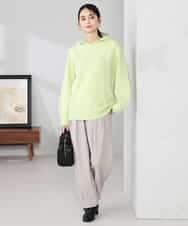 K2FBD39054 a.v.v(アー・ヴェ・ヴェ) ヘアリーニットフーディー グリーン