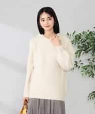 K2FBD39054 a.v.v(アー・ヴェ・ヴェ) ヘアリーニットフーディー グリーン