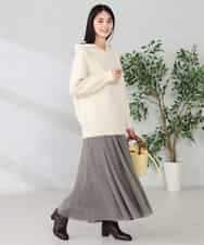 K2FBD39054 a.v.v(アー・ヴェ・ヴェ) ヘアリーニットフーディー グリーン