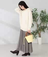 K2FBD39054 a.v.v(アー・ヴェ・ヴェ) ヘアリーニットフーディー グリーン