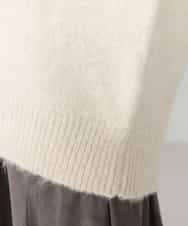 K2FBD39054 a.v.v(アー・ヴェ・ヴェ) ヘアリーニットフーディー グリーン