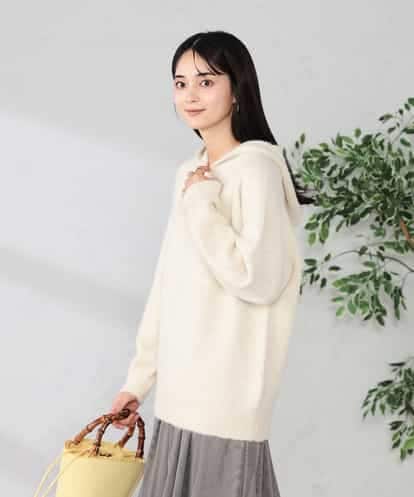 K2FBD39054 a.v.v ヘアリーニットフーディー