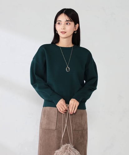 K2FBD42044 a.v.v クロップドスウェットライクニット