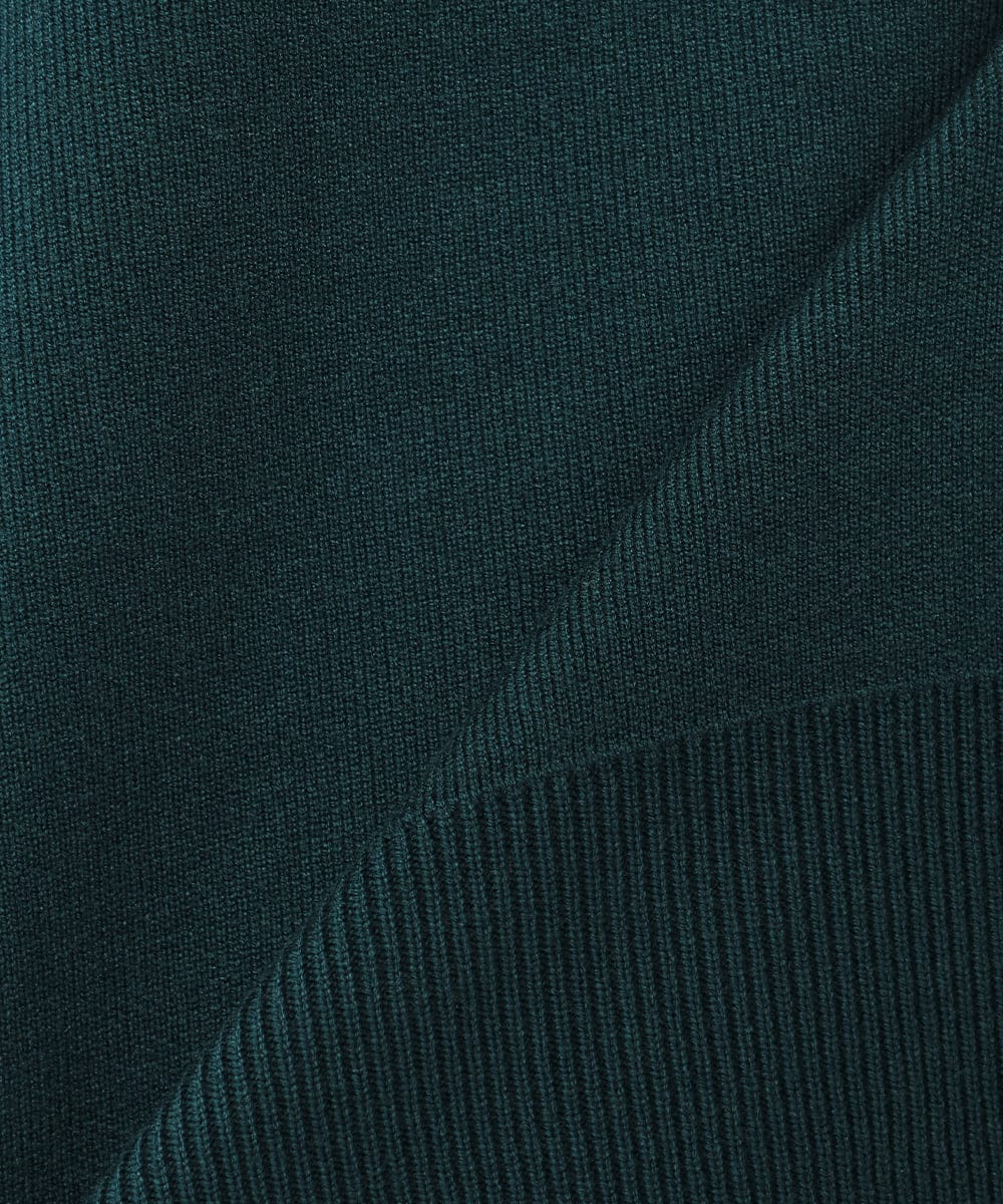 K2FBD42044 a.v.v(アー・ヴェ・ヴェ) クロップドスウェットライクニット グリーン