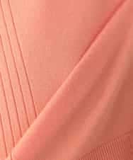 K2FBD66044 a.v.v(アー・ヴェ・ヴェ) サイドリブVネックニット オレンジ