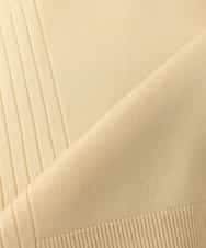 K2FBD66044 a.v.v(アー・ヴェ・ヴェ) サイドリブVネックニット オレンジ