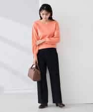 K2FBD71044 a.v.v(アー・ヴェ・ヴェ) 【WEB限定】ゴールドボタンVネックニット ピンク