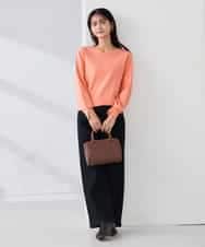 K2FBD71044 a.v.v(アー・ヴェ・ヴェ) 【WEB限定】ゴールドボタンVネックニット ピンク