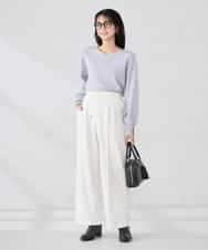 K2FBD71044 a.v.v(アー・ヴェ・ヴェ) 【WEB限定】ゴールドボタンVネックニット ピンク